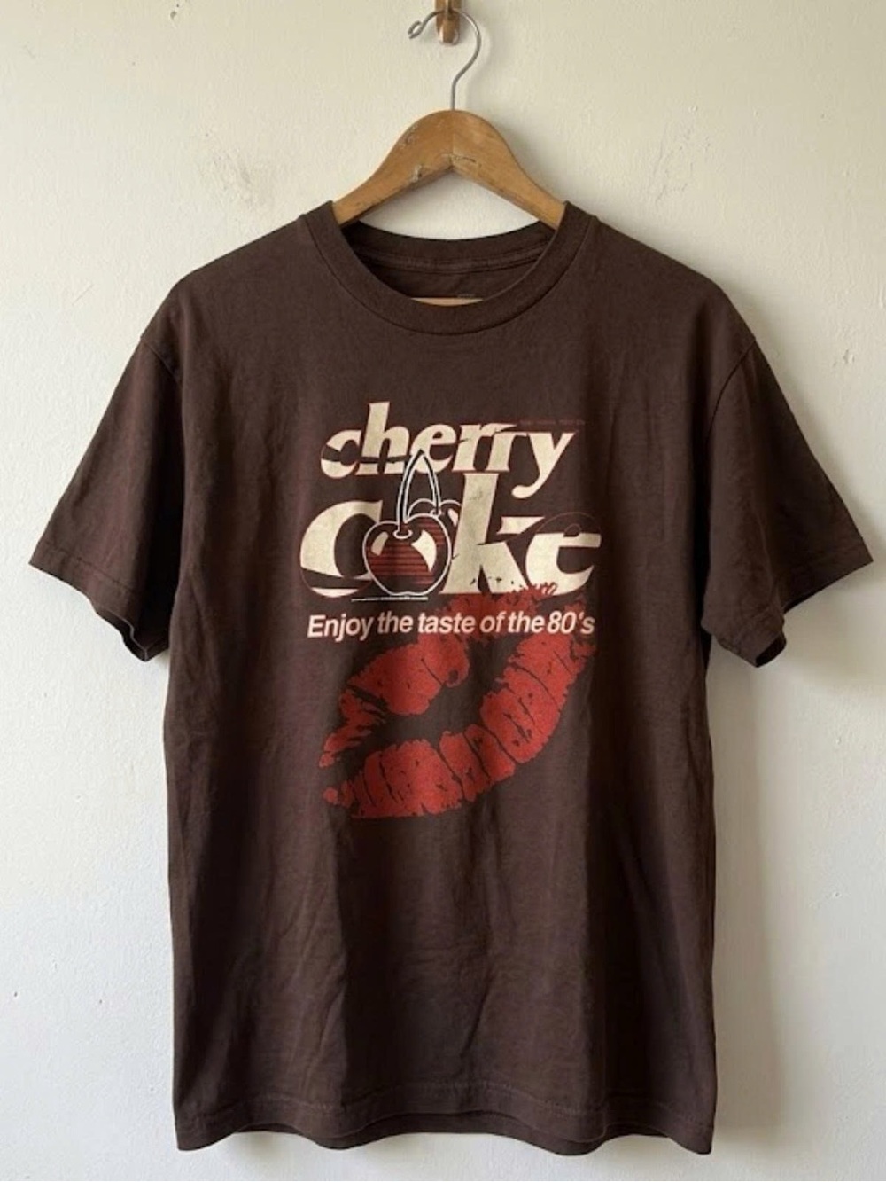 Gildan Brown Cherry Coke Graphic Tee | Unisex T - Shirt